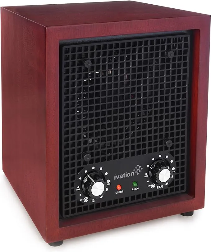 Ivation Ozone Generator Air Purifier, Ionizer & Deodorizer Purifies Up to 3,500 sq/ft