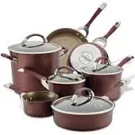 Circulon Symmetry 11-Piece Cookware Set, Chocolate