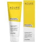 Acure Brilliantly Brightening Facial Gel Cleanser - 4 oz tube