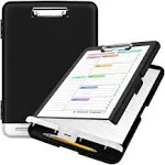 Clipboard with Storage, High Capacity Nursing Clipboards with Pen Holder, Heavy