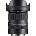 Sigma 18-50mm F2.8 DC DN Contemporary Lens for Sony E NEW with LENS SHADE HOOD