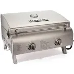 Portable Propane Tabletop Grill in Stainless Steel