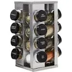 Kamenstein Warner 16-Jar Revolving Countertop Spice Rack Organizer