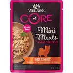 CORE Natural Grain Free Small Breed Mini Meals Wet Dog Food Shredded Chicken