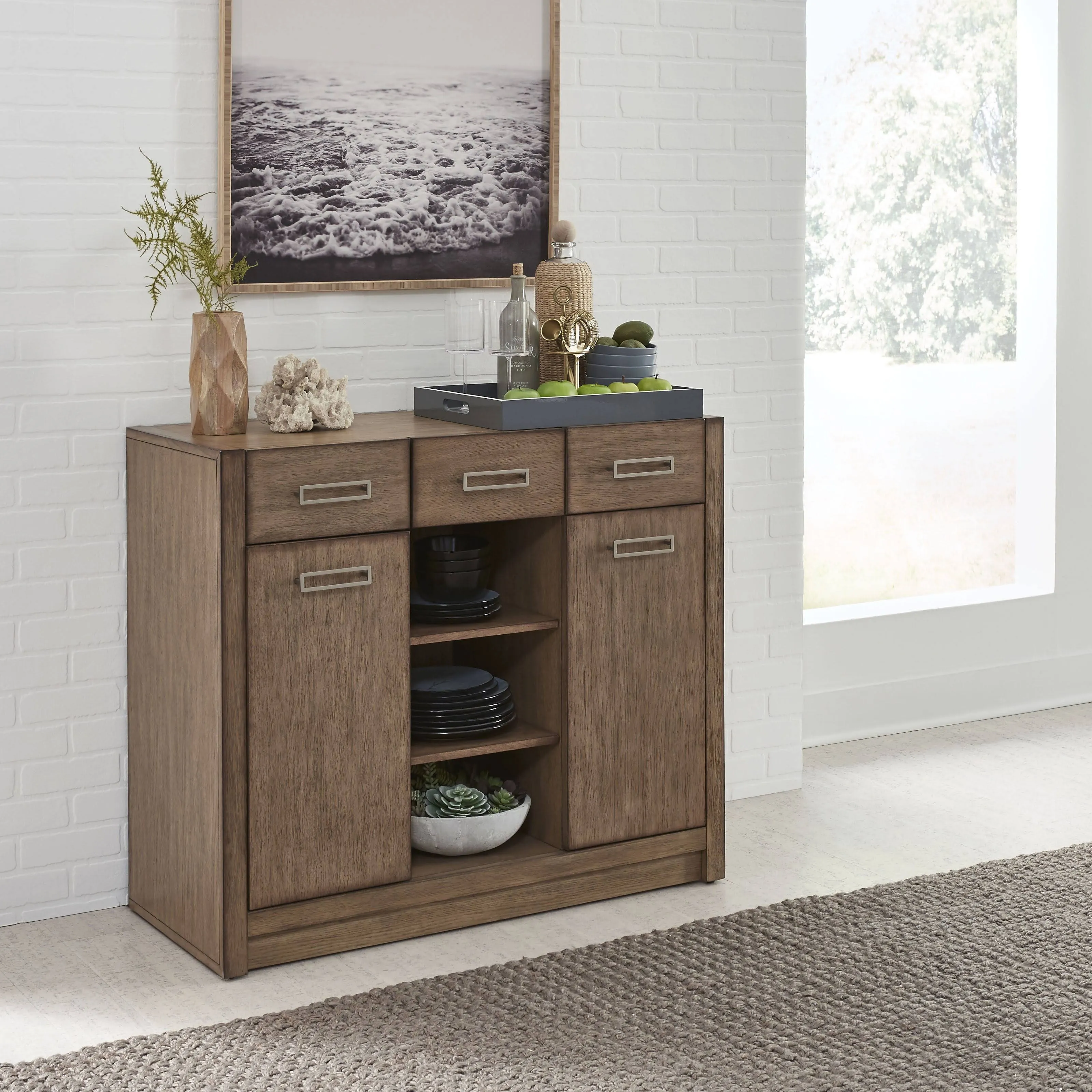 Homestyles Big Sur Buffet, Brown