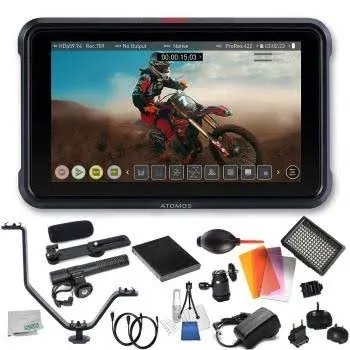 Atomos Ninja V 4Kp60 10bit HDR Daylight Viewable 1000nit Portable Monitor ...