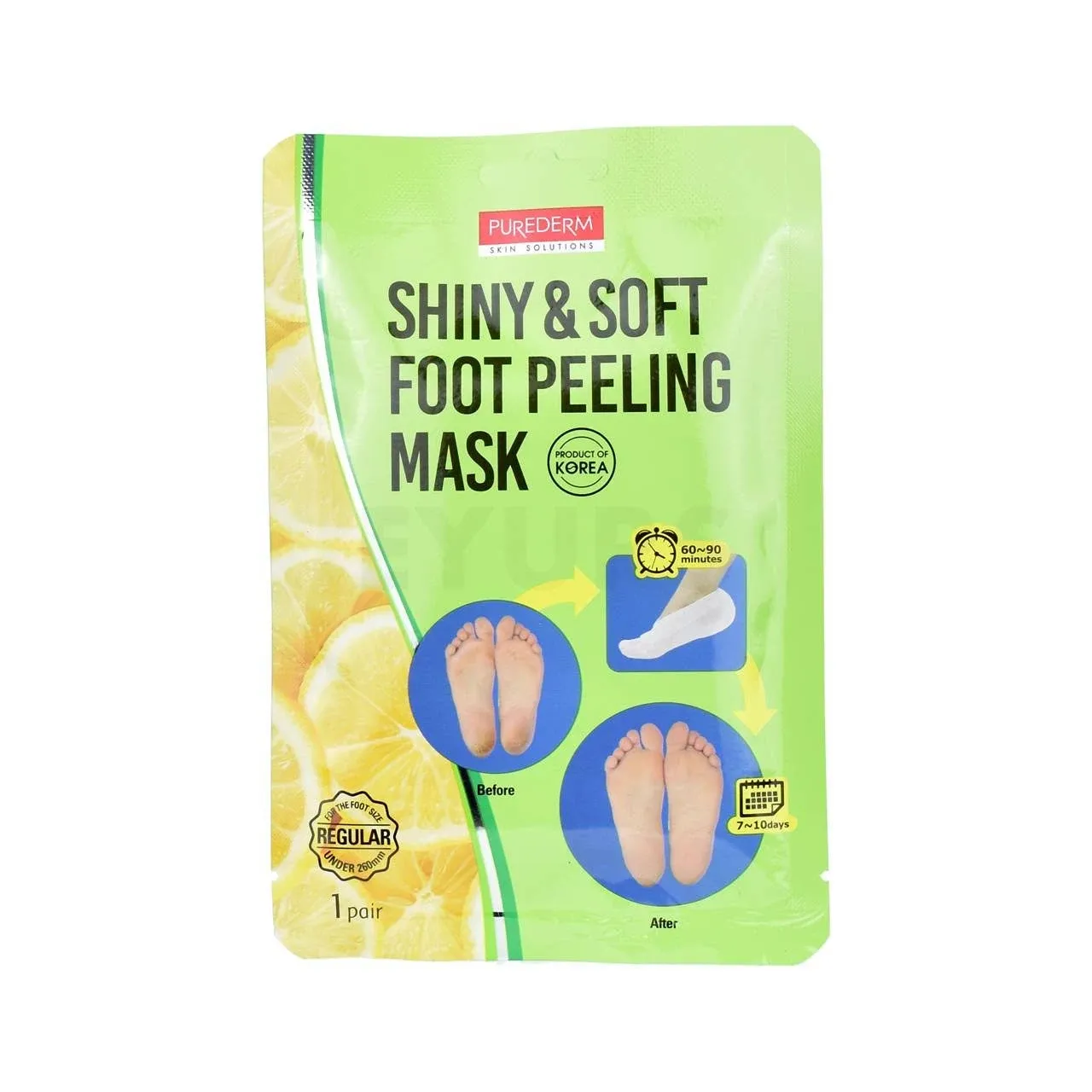 Purederm - Shiny & Soft Foot Peeling Mask