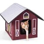 Outdoor Kitty House, Outdoor Cat House for Outside Community Cats, Strays, an...