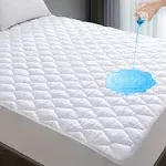 Lunsing Mattress Protector Waterproof Soft Breathable Mattress Pad Deep Pocket