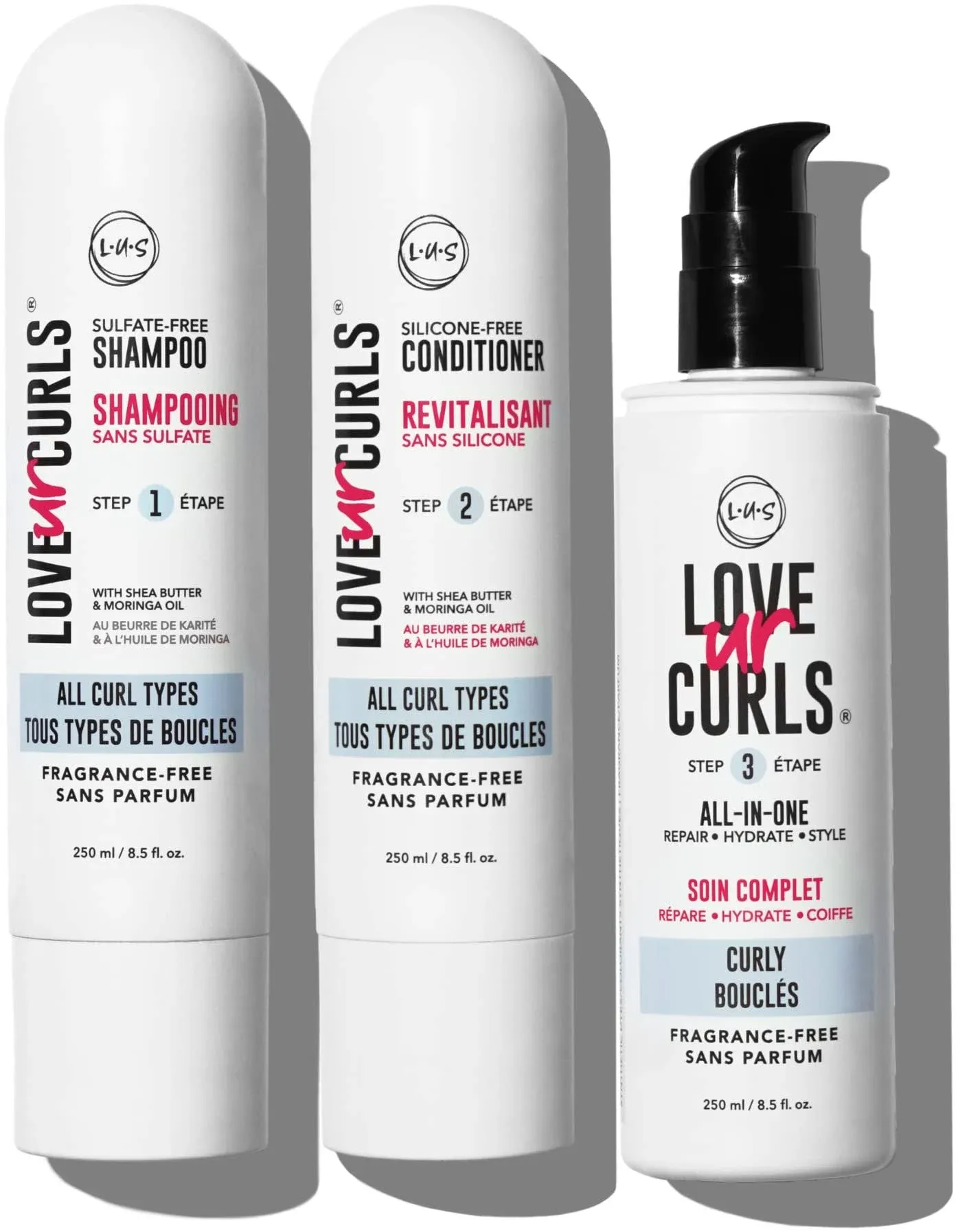 Fragrance-Free Curly 3-Step System