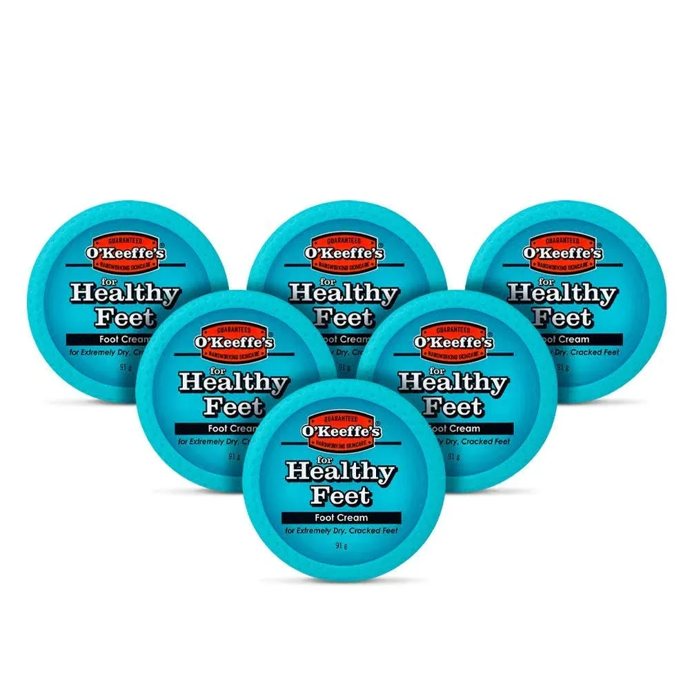 O’Keeffe’s® Healthy Feet Jar 91g 6 Pack