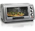 Hamilton Beach Easy Reach Toaster Oven with Roll-Top Door