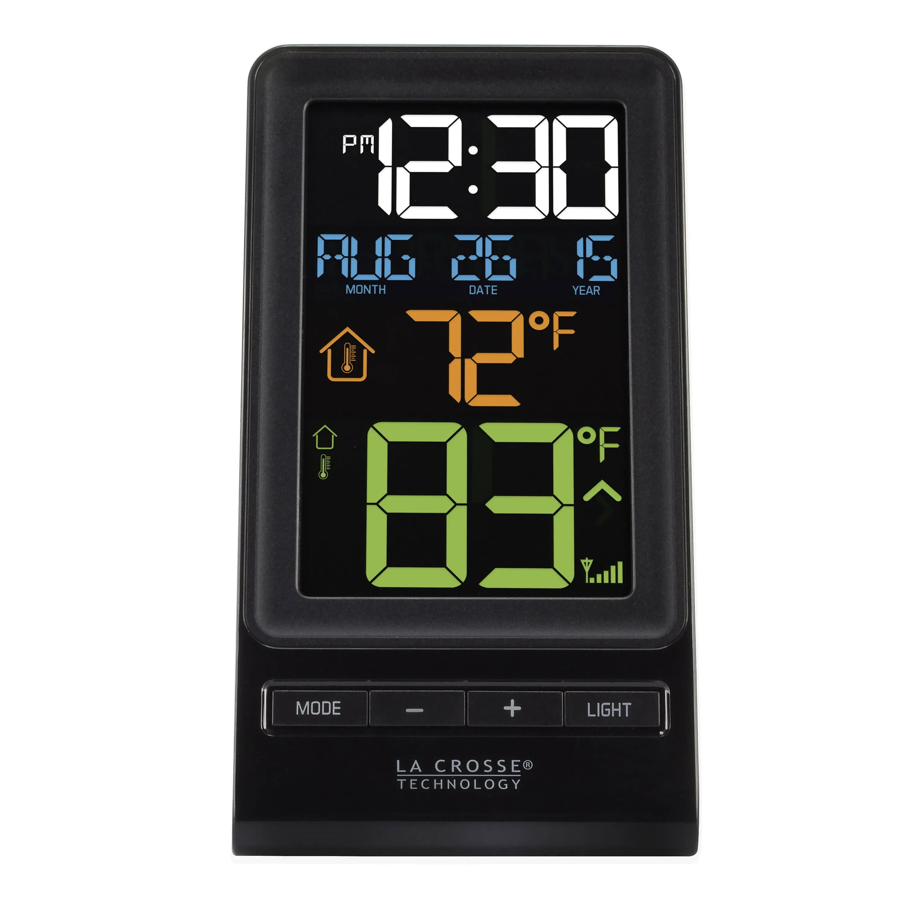 La Crosse Technology Color Digital Wireless Thermometer and Time 308-1415