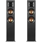 Klipsch Reference R-625FA Floorstanding Speaker, Black, Pair