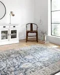 Loloi II Teagan TEA-03 Denim Pebble Rug - 2 ft 8 in x 7 ft 6 in