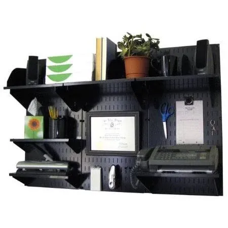 Wall Control Office Organizer Unit Wall Mounted Office Desk Storage and ...