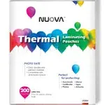 Nuova Premium Thermal Laminating Pouches 9 x 11.5 Inches Letter Size 3 Mil 100-Pack