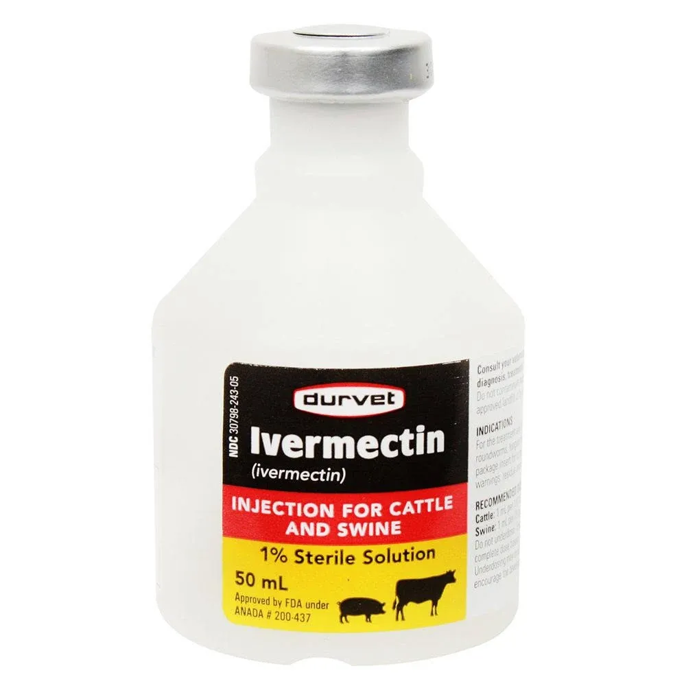 Ivermectin Cattle and Swine Injection - 50 ml