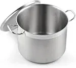 Cooks Standard 8 Quart Classic Stainless Steel Stockpot with Lid