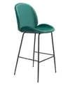 Miles Counter Chair In Green