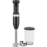 KitchenAid Corded Variable Speed Hand Blender in Matte Black