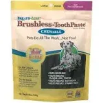 Ark Naturals Brushless Toothpaste, Dog Dental Chews for Large Breeds, Freshens Breath, Helps Reduce Plaque & Tartar, 18oz, 1 Pack