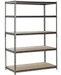 Muscle Rack Silver Vein 24"x48"x72" 5 Shelf Steel Shelving