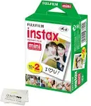 Fujifilm Instax Mini Instant Film (3 Twin Packs, 60 Total Pictures) - International Version