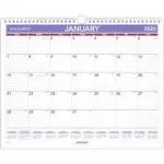 AT-A-GLANCE Monthly Wall Calendar, 15 x 12, White/Red/Blue Sheets, 12-Month (Jan to Dec): 2024