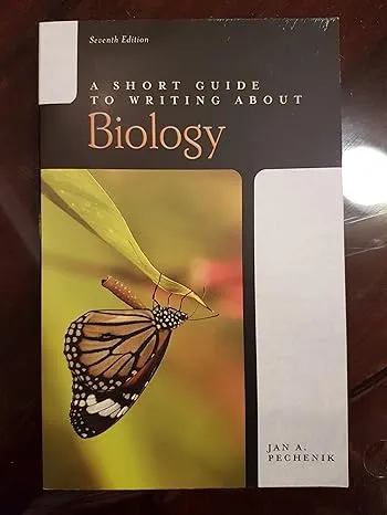 A Short Guide to Writing about Biology