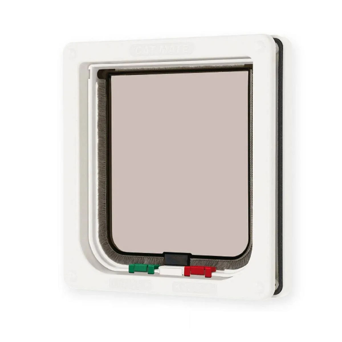 Cat Mate 4 Way Locking Flap White