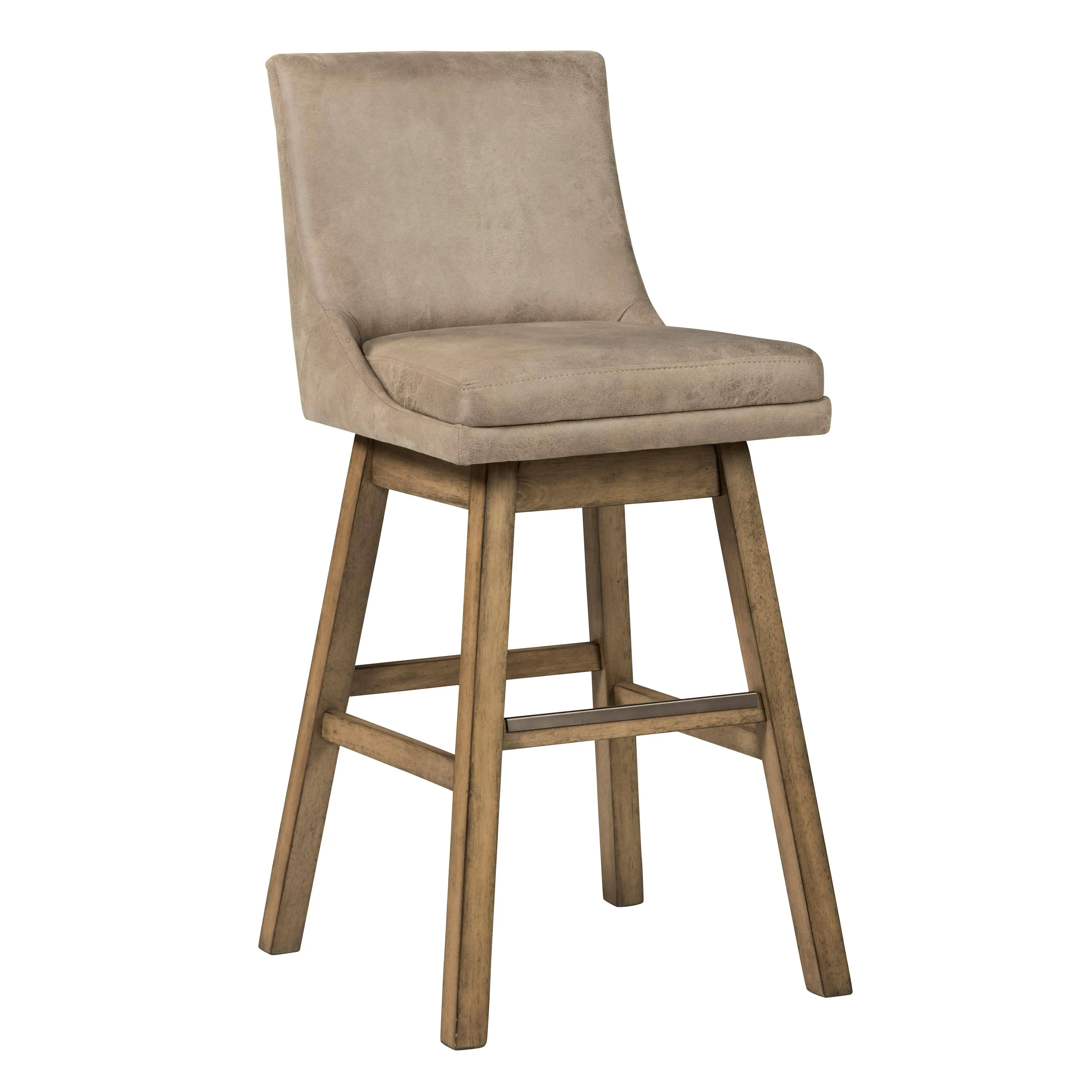 Signature Design by Ashley Uph Swivel Bar Height Stool Set of 2