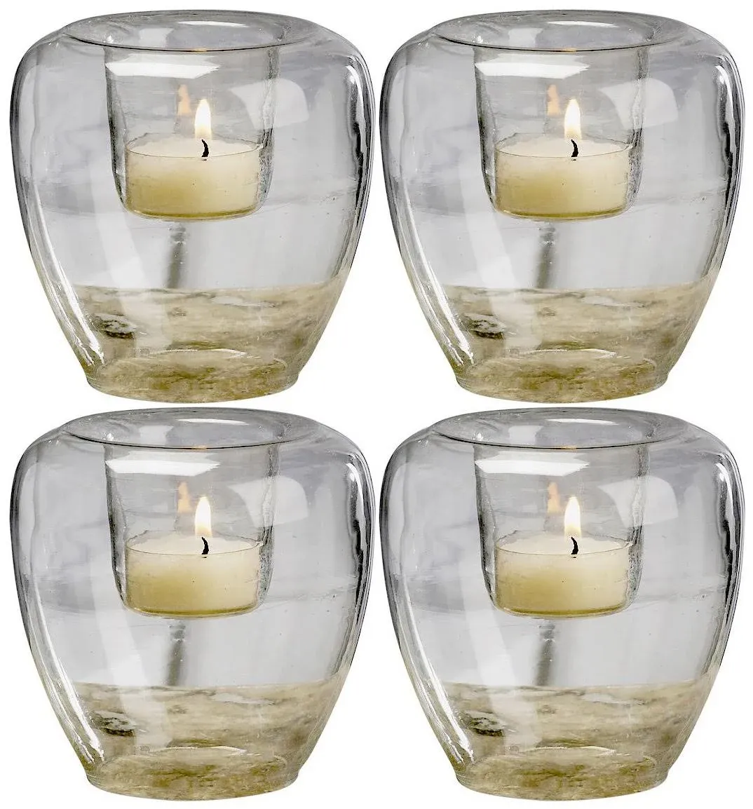 Regal Glass Votive Candle Holders, Set of 16