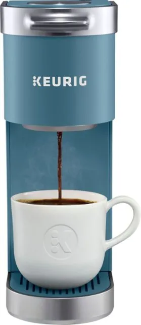 Keurig - K-Mini Plus Single Serve K-Cup Pod Coffee Maker Evening Teal