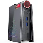 KAMRUI Mini Gaming PC AMD Ryzen 7 5700U 16GB RAM 512GB NVME SSD