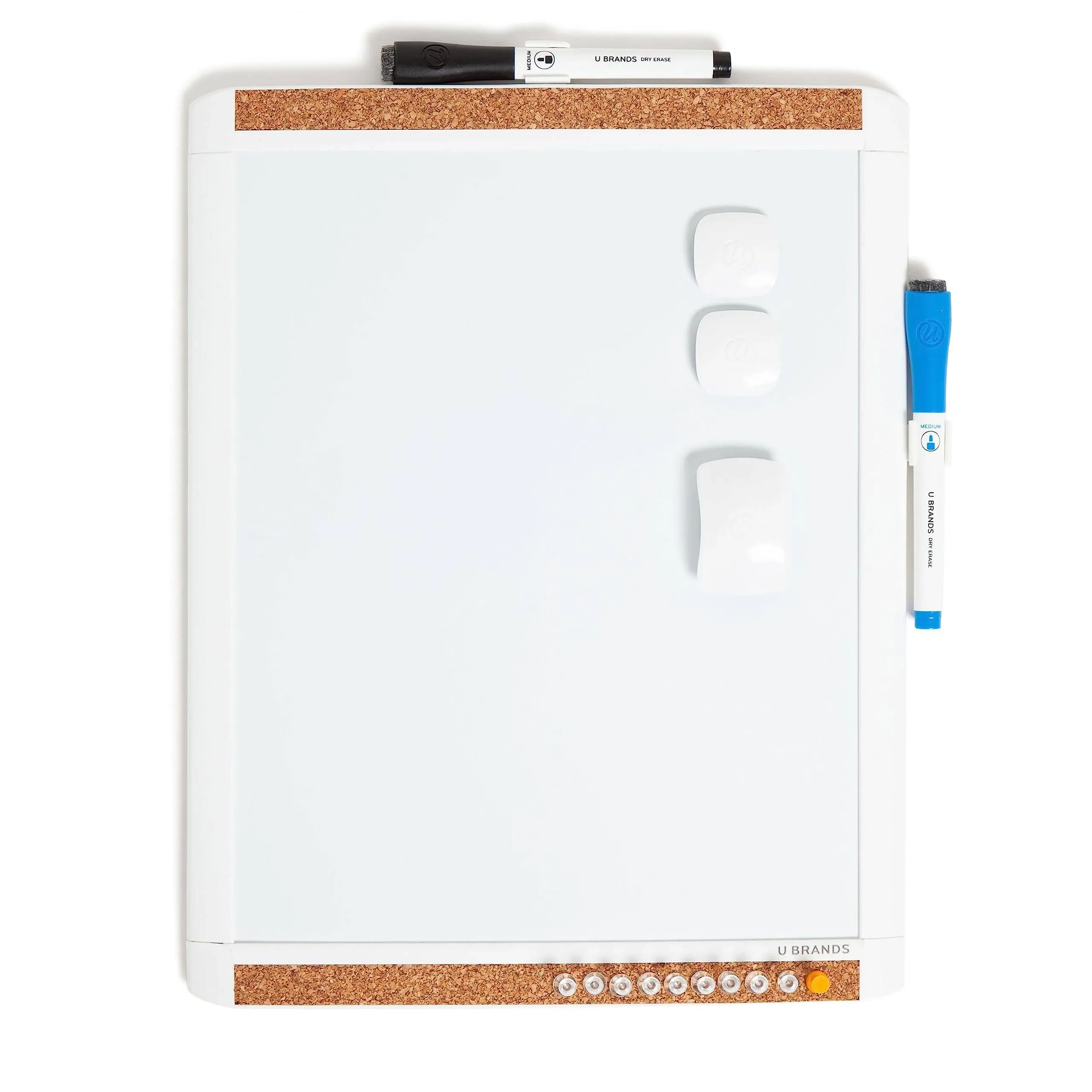 U Brands Combo Dry Erase Board - Pin-It Frame, Small