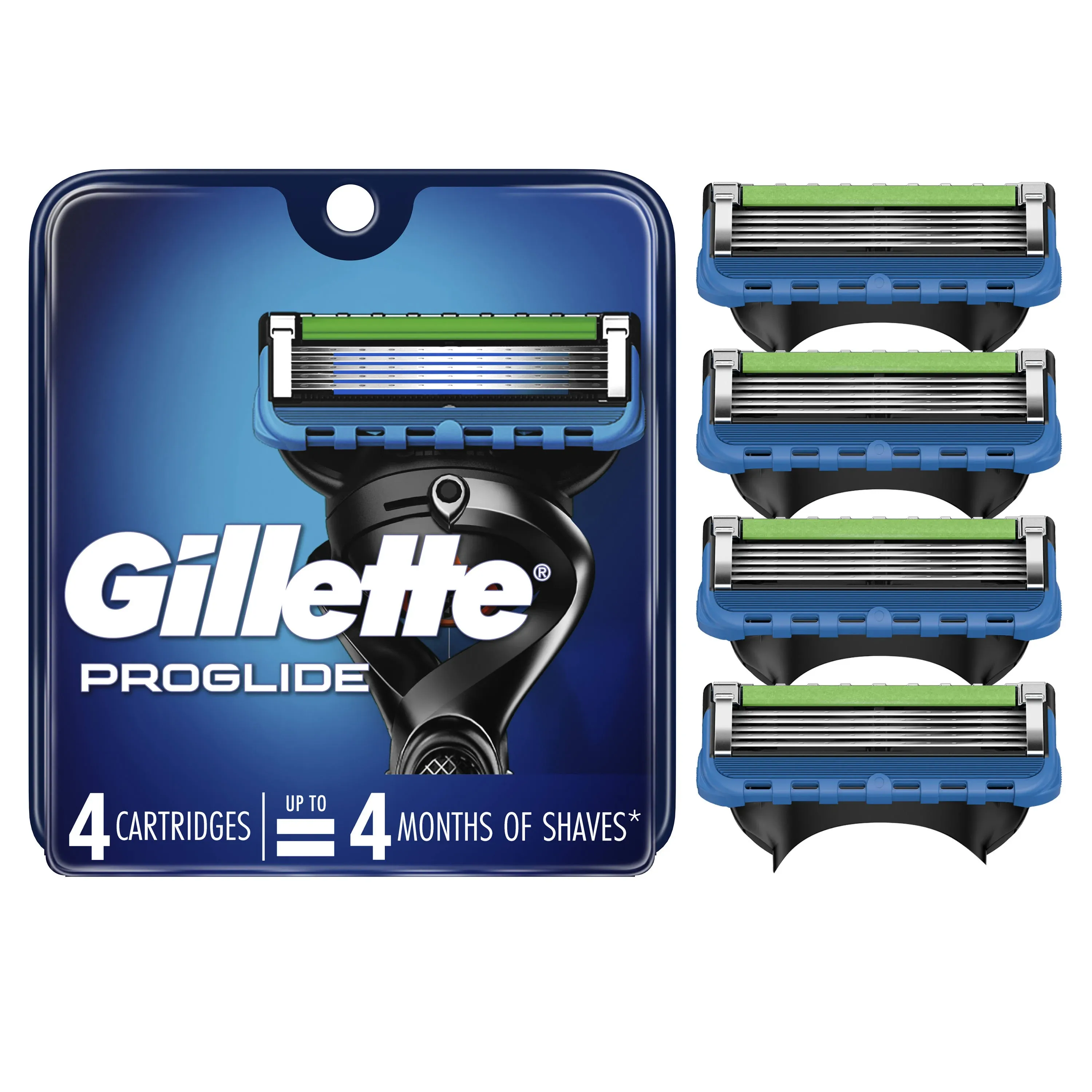 Gillette Fusion5 ProGlide Power Cartridges - 4 count