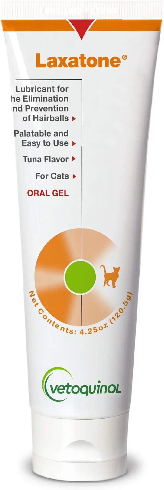 Vetoquinol Laxatone: Oral Hairball Lubricant Gel for Cats – Tuna-Flavored, 4.25oz