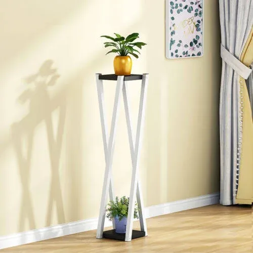 Metal Tall Indoor/Outdoor<wbr/>,Iron Holder Small Plant Holders,Flower Pot Stand /S...