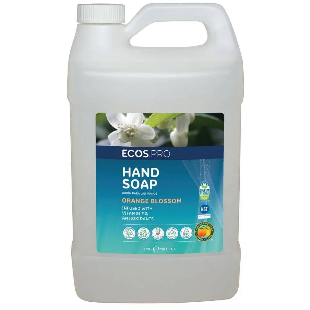 Ecos Pro PL9484/04 Liquid Hand Soap,1 gal, Orange Blossom