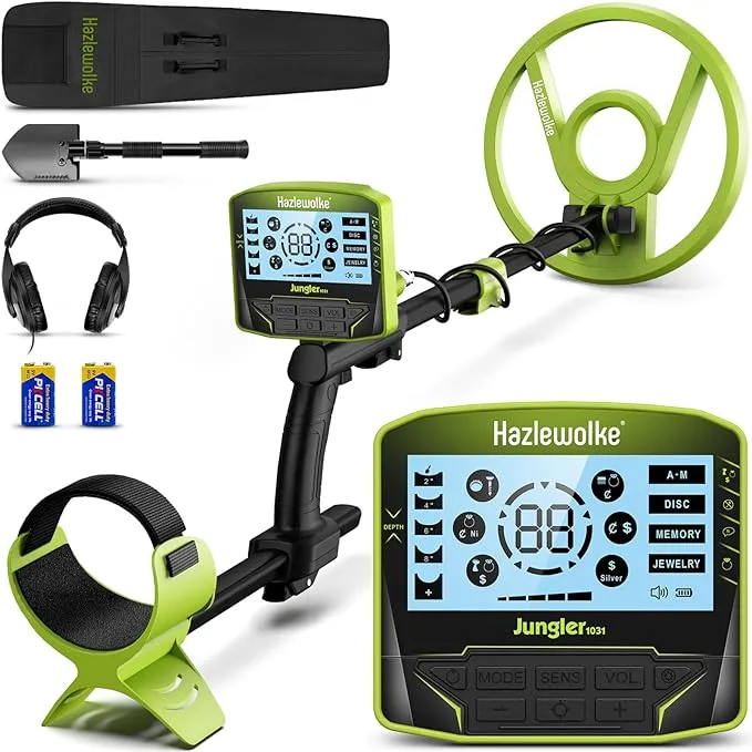 Professional Metal Detector with 10&#034; Waterproof Coil - 5 Modes for Higher Acc...