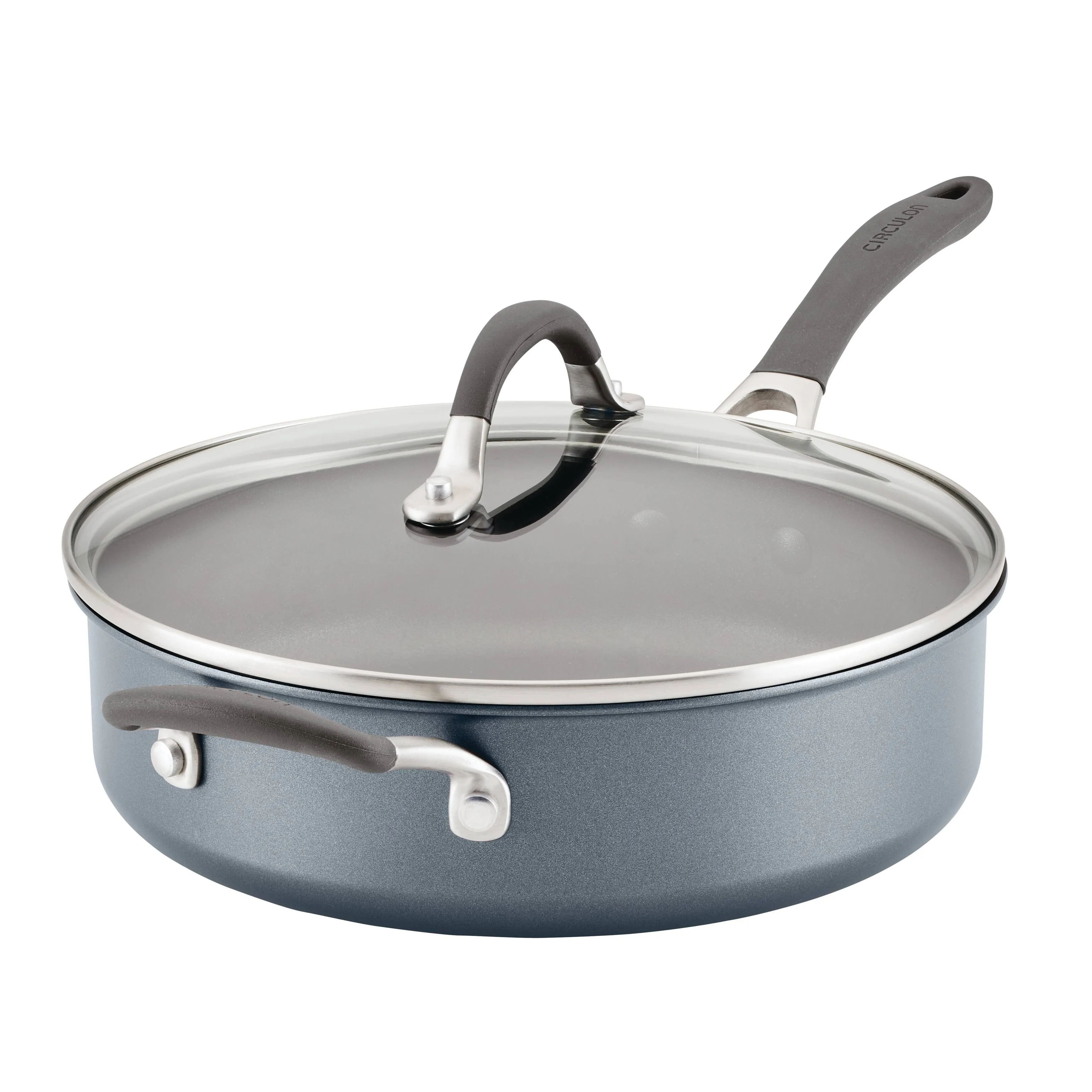 Circulon 5-Quart ScratchDefense A1 Series Nonstick Saute Pan with Lid, Graphite