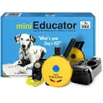 E-Collar - ET-300 - 1/2 Mile Remote Waterproof Trainer Mini Educator Remote Training Collar - 100 Training Levels Plus Vibration and Sound - Includes