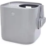 Modkat Litter Box, top-entry, Includes Scoop and Reusable Liner - Gray