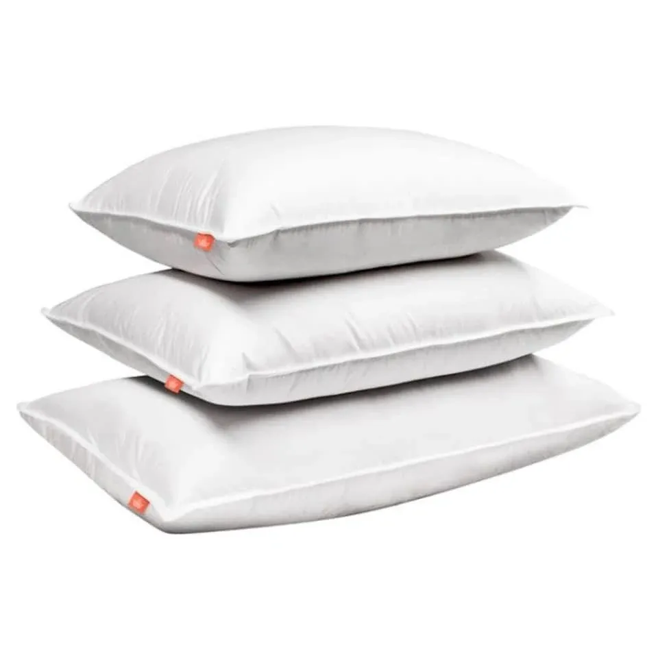 625 Loft White Down Pillow Firm Support