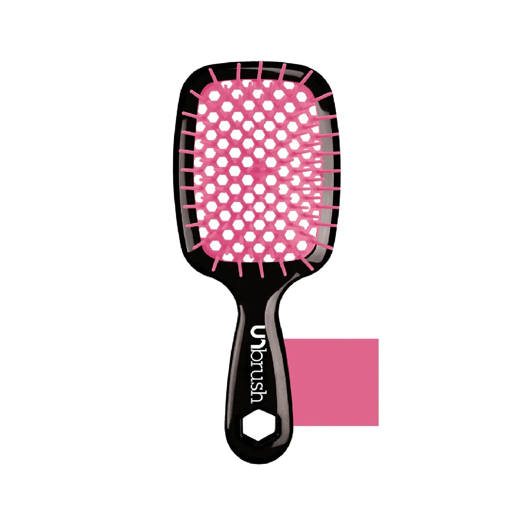 FHI HEAT Unbrush Wet &amp; Dry Vented Detangling Hair Brush (Cherry Blossom) NIB