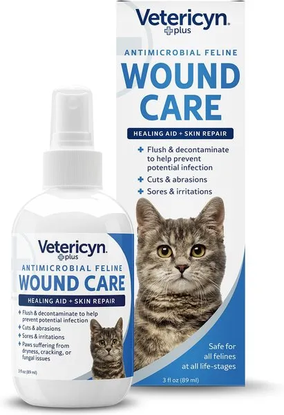 Vetericyn Plus Feline Wound & Skin Care (3 oz)