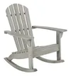 Brizio Adirondack Rocking Chair In Grey