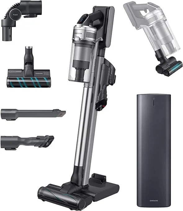 Samsung Jet 90 Titan ChroMetal Complete Cordless Stick Vacuum