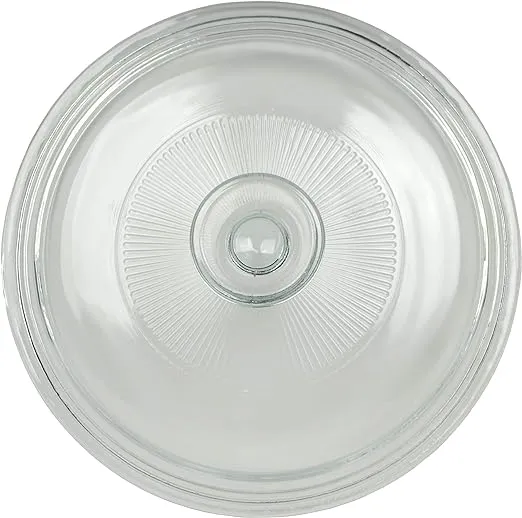 Corningware G-5C 1.5 Quart Fluted Round Glass Lid 